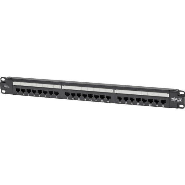 Tripp Lite Cat6 PoE Patch Panel 24-Port 110-Krone 568A-B RJ45 1URM TAA - American Tech Depot