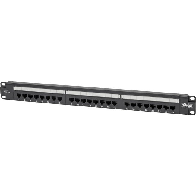 Tripp Lite Cat6 PoE Patch Panel 24-Port 110-Krone 568A-B RJ45 1URM TAA - American Tech Depot
