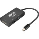 Tripp Lite Mini DisplayPort 1.2 to VGA-DVI-HDMI Adapter Converter 4K Black mDP to VGA - DVI - HDMI 6in - American Tech Depot