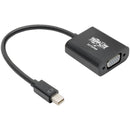 Tripp Lite Mini DisplayPort to VGA Adapter Active 1080p Black mDP to VGA 6in - American Tech Depot