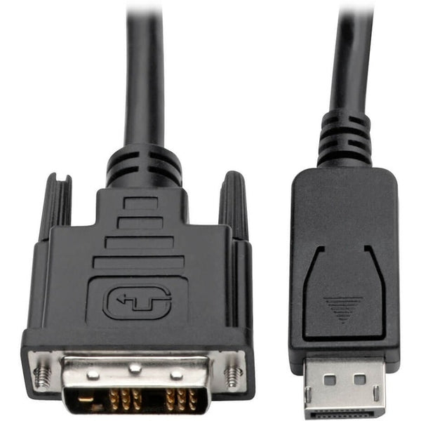 Tripp Lite DisplayPort to DVI-D Adapter Cable DP w- Latches M-M 1080p 3ft 3' - American Tech Depot
