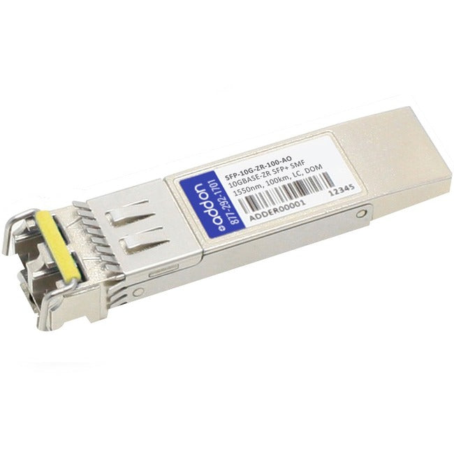 AddOn Cisco SFP-10G-ZR-100 Compatible TAA Compliant 10GBase-ZR SFP+ Transceiver (SMF, 1550nm, 100km, LC, DOM)