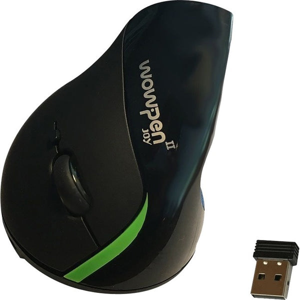 WOW PEN JOY II WIRELESS ERGONOMIC COMPUTER MOUSE BLACK