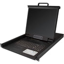 StarTech.com 8 Port Rackmount KVM Console w- Cables - Integrated KVM Switch w- 19" LCD - 1U LCD KVM Drawer 50000 MTBF - USB + VGA Support