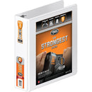 Wilson Jones® Heavy Duty Round Ring View Binder with Extra Durable Hinge, 2" , White