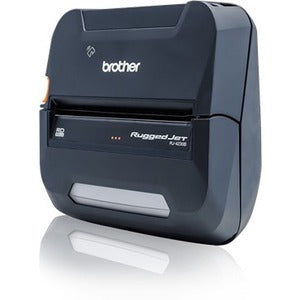 Brother RuggedJet RJ4230BL Direct Thermal Printer - Monochrome - Portable - Label-Receipt Print - American Tech Depot