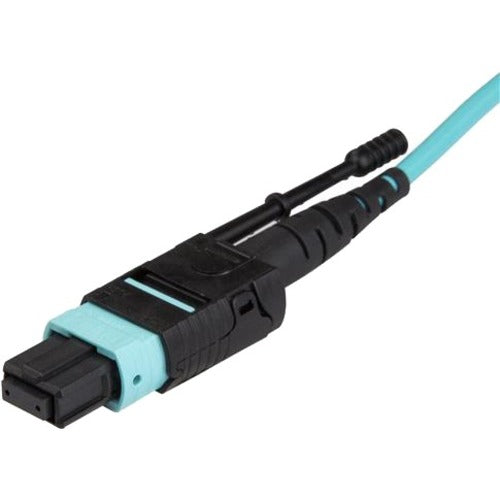 StarTech.com 10m 30 ft MPO - MTP Fiber Optic Cable - Plenum-Rated MTP to MTP Cable - OM3, 40G MPO Cable - Push-Pull-Tab - MPO MTP Cable - American Tech Depot