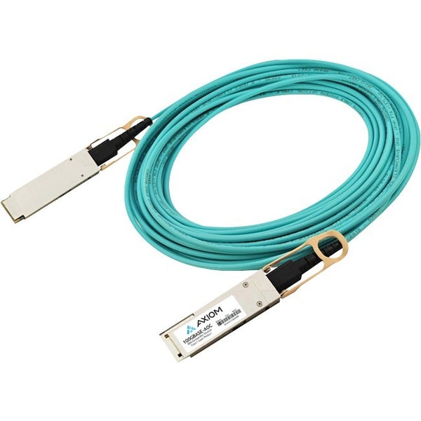 Axiom 100GBase QSFP Active Optical Cable, 15-meter - American Tech Depot