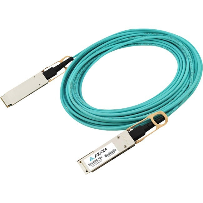 Axiom 100GBase QSFP Active Optical Cable, 15-meter - American Tech Depot