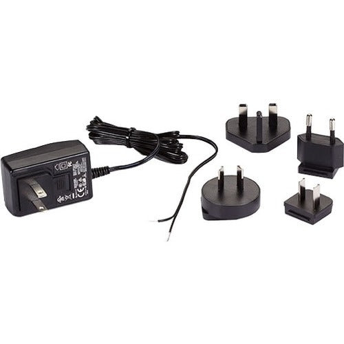Black Box 120-VAC-12-VDC Wallmount Power Supply with Bare Leads - American Tech Depot