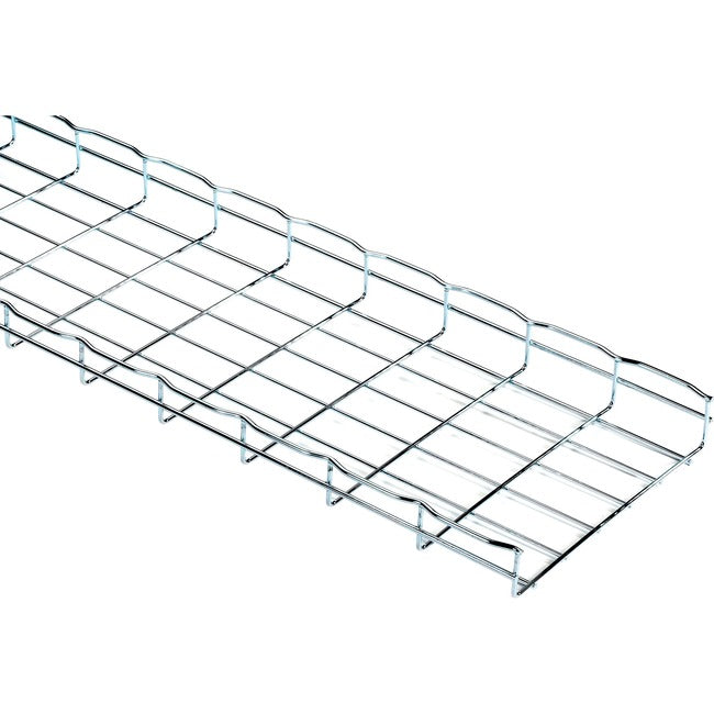 Black Box Basket Tray Section - 2"H x 10'L x 12"W, Steel, 3-Pack