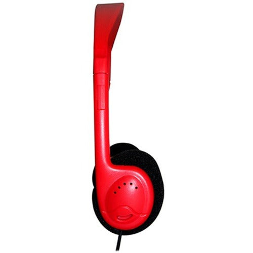 AVID AE-711 HEADPHONE WITH ADJUSTABLE HEADBAND & 3.5MM PLUG RED