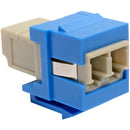 Tripp Lite Duplex Multimode Fiber Coupler, Keystone Jack - LC to LC, Blue - American Tech Depot