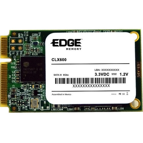 EDGE CLX600 500 GB Solid State Drive - mSATA (MO-300) Internal - SATA (SATA-600) - TAA Compliant