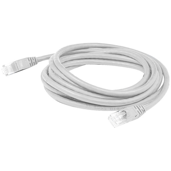 AddOn 50ft RJ-45 (Male) to RJ-45 (Male) Straight White Cat6 UTP PVC Copper Patch Cable - American Tech Depot