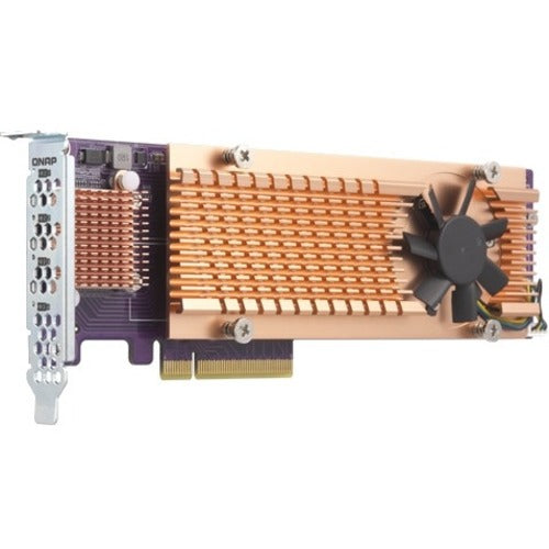 QNAP QM2-4P-384 M.2 to PCI Express Adapter - American Tech Depot