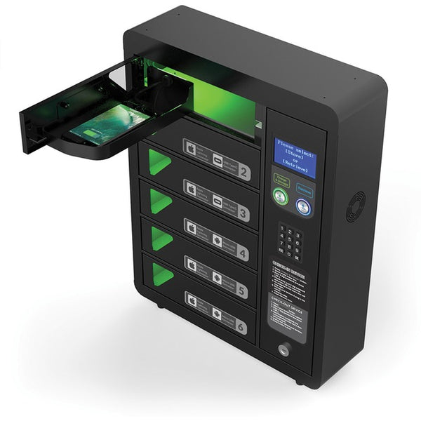 ChargeTech 6 Bay Pin Code Charging Locker
