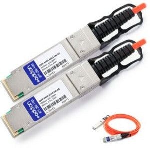 AddOn Cisco Compatible TAA Compliant 40GBase-AOC QSFP+ to QSFP+ Direct Attach Cable (850nm, MMF, 0.5m) - American Tech Depot