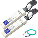 AddOn Cisco Compatible TAA Compliant 10GBase-AOC SFP+ to SFP+ Direct Attach Cable (850nm, MMF, 1.5m) - American Tech Depot