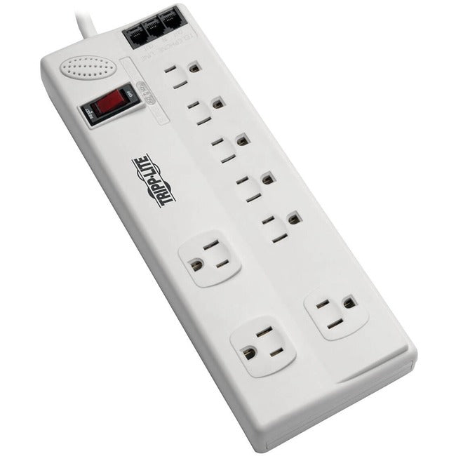 Tripp Lite Surge Protector Power Strip 8 Outlet 6ft Cord Tel-DSL 3150 J TAA