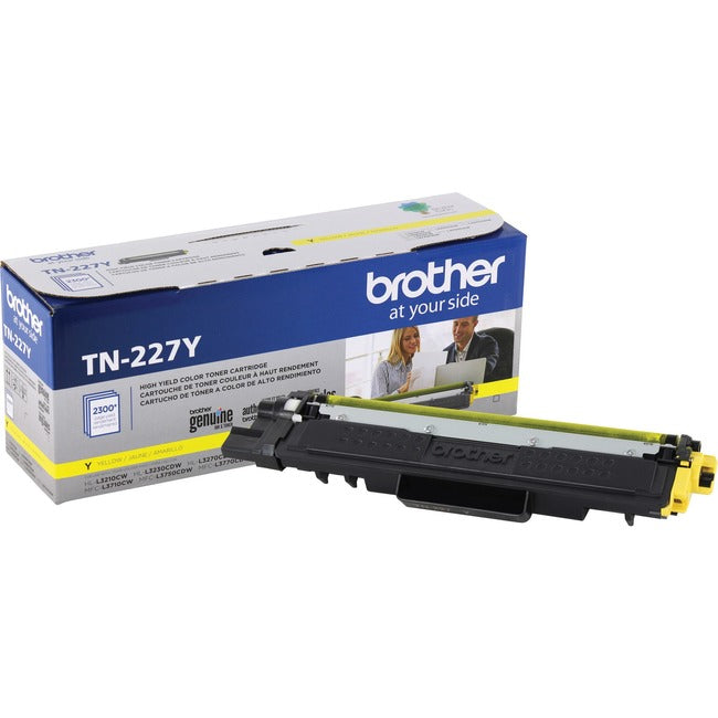 Brother Genuine TN-227Y High Yield Yellow Toner Cartridge - American Tech Depot