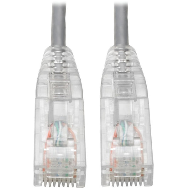 Tripp Lite Cat6 UTP Patch Cable (RJ45) - M-M, Gigabit, Snagless, Molded, Slim, Gray, 1 ft. - American Tech Depot