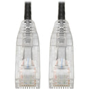 Tripp Lite Cat6 UTP Patch Cable (RJ45) - M-M, Gigabit, Snagless, Molded, Slim, Black, 3 ft. - American Tech Depot