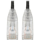 Tripp Lite Cat6 UTP Patch Cable (RJ45) - M-M, Gigabit, Snagless, Molded, Slim, Black, 7 ft. - American Tech Depot