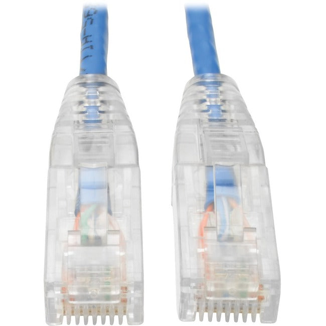 Tripp Lite Cat6 UTP Patch Cable (RJ45) - M-M, Gigabit, Snagless, Molded, Slim, Blue, 15 ft. - American Tech Depot