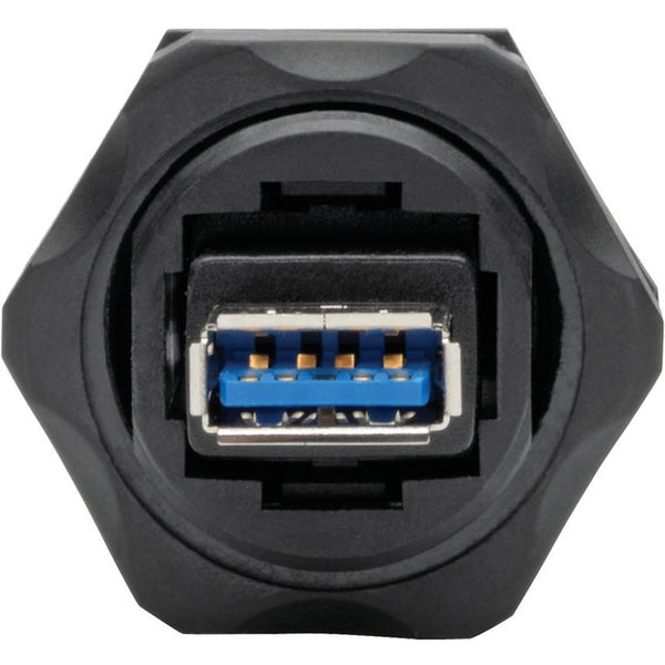 Tripp Lite USB Coupler SuperSpeed USB 3.0 Industrial F-F Shielded Dust Cap - American Tech Depot
