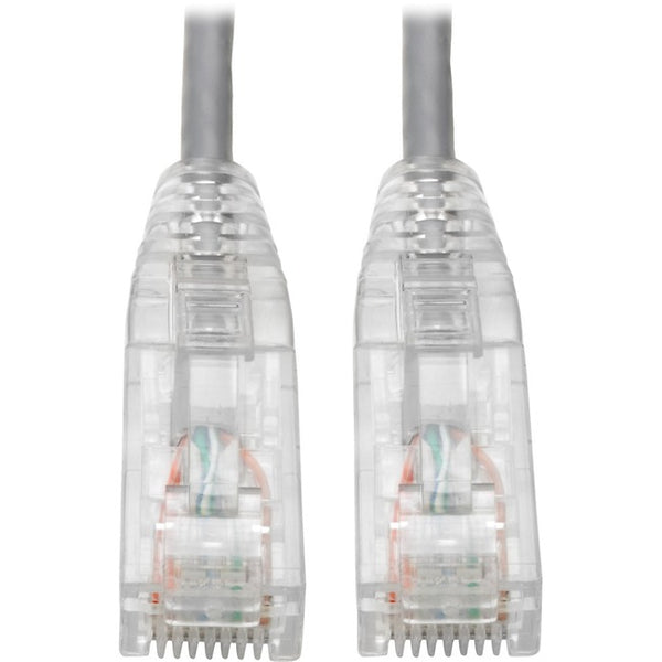 Tripp Lite Cat6 UTP Patch Cable (RJ45) - M-M, Gigabit, Snagless, Molded, Slim, Gray, 15 ft. - American Tech Depot