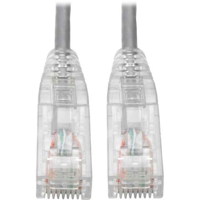 Tripp Lite Cat6 UTP Patch Cable (RJ45) - M-M, Gigabit, Snagless, Molded, Slim, Gray, 15 ft. - American Tech Depot