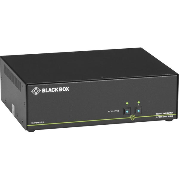 Black Box NIAP 3.0 Secure 2-Port Dual-Head DisplayPort KVM Switch