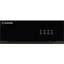 Black Box Secure KVM Switch, DisplayPort, 4-Port, CAC, NIAP 3.0 (Quad Head)