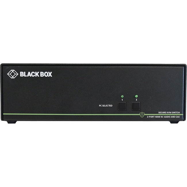 Black Box Secure NIAP 3.0 KVM Switch - Dual-Head, HDMI, CAC, 4K, 2-Port