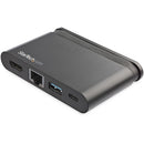 StarTech.com USB C Multiport Adapter - USB-C Travel Dock to 4K HDMI, 100W PD 3.0 Pass-Through, USB-A USB-C, GbE - Portable USB Type-C Dock - American Tech Depot