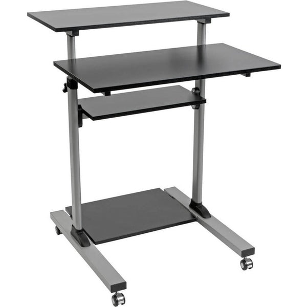 Tripp Lite Rolling Standing Desk-Workstation on Wheels, Height Adjustable, Mobile