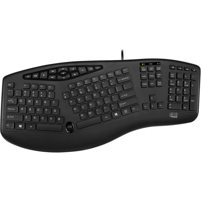 Adesso TruForm Media 160 - Ergonomic Desktop Keyboard