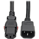 Tripp Lite Power Extension Cord Heavy Duty C14 to Locking C13 M-F 15A 10ft - American Tech Depot