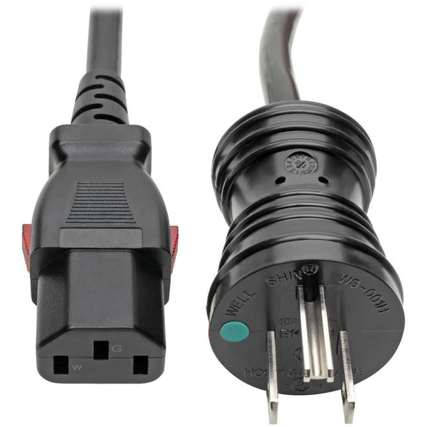 Tripp Lite Power Cord Hospital Medical 5-15P to Locking C13 M-F 10A 3ft - American Tech Depot