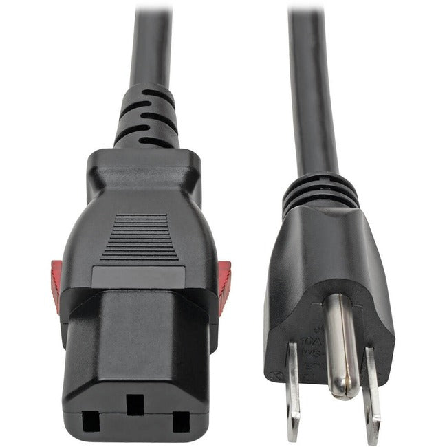 Tripp Lite Power Extension Cord 5-15P to Locking C13 M-F 18 AWG 10A 6ft - American Tech Depot