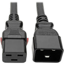Tripp Lite Power Extension Cord C20 to Locking C19 M-F 12 AWG 20A Black 6ft - American Tech Depot