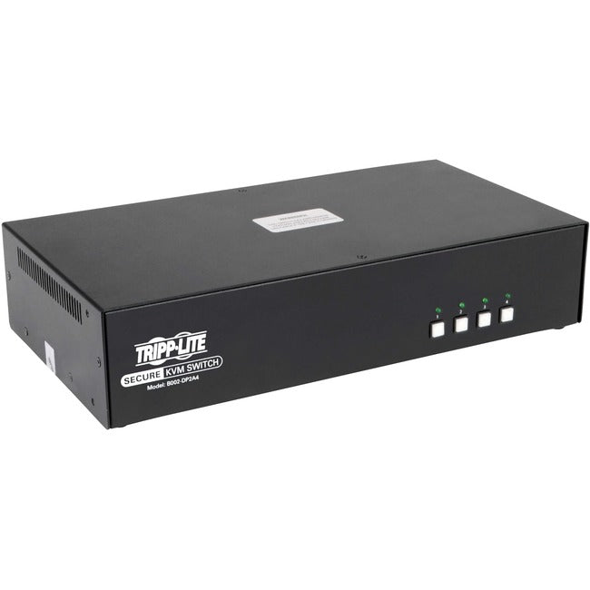 Tripp Lite Secure KVM Switch 4-Port DisplayPort Dual Monitor NIAP PP 3.0 - American Tech Depot