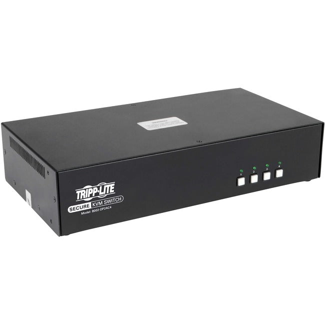 Tripp Lite Secure KVM Switch 4-Port DisplayPort Dual Monitor CAC NIAP PP3.0 - American Tech Depot