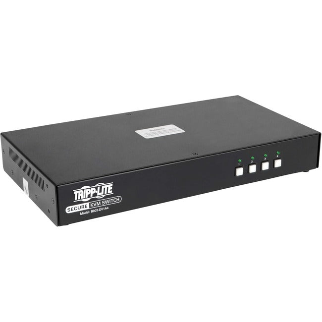Tripp Lite Secure KVM Switch 4-Port DVI + Audio NIAP PP3.0 Certified DVI-I - American Tech Depot