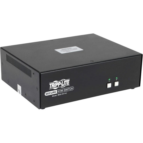 Tripp Lite Secure KVM Switch 2-Port DVI + Audio NIAP PP3.0 Certified DVI-I - American Tech Depot