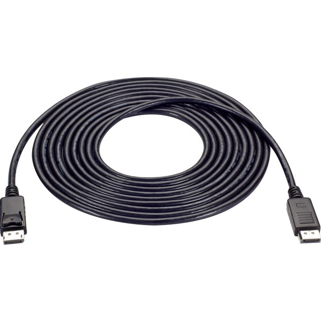 Black Box DisplayPort 1.2 Cable With Latches - Male-Male, 4K @ 60Hz, 15-ft. - American Tech Depot