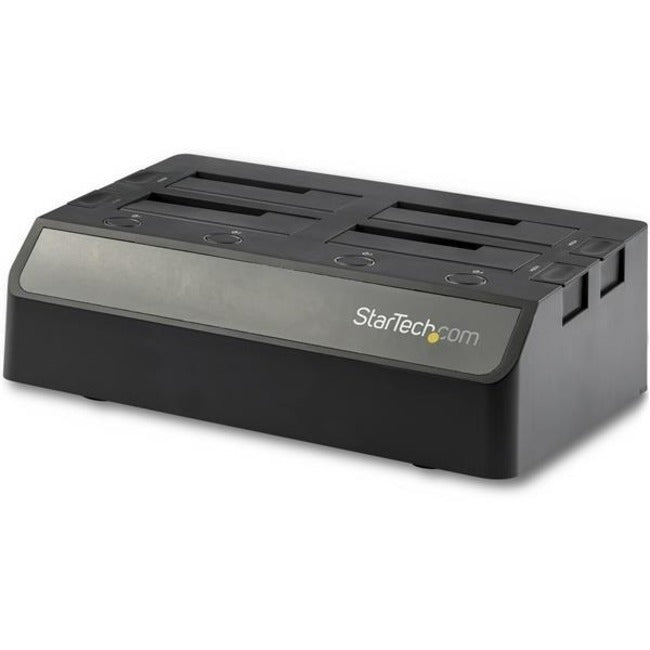 StarTech.com 4 Bay SATA HDD Docking Station - For 2.5 - 3.5in SSD - HDDs - USB 3.1 (10Gbps) - USB-C - USB-A - Hard Drive Docking Station - American Tech Depot