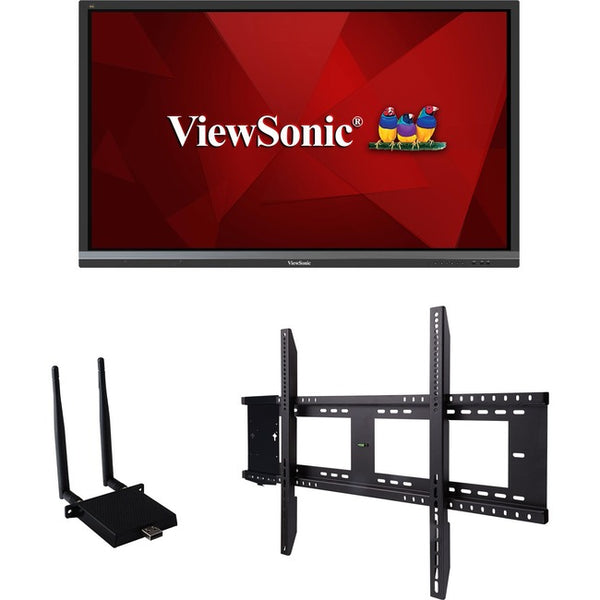 Viewsonic IFP6550-E1 - 65" ViewBoard 4K Ultra HD Interactive Flat Panel Bundle