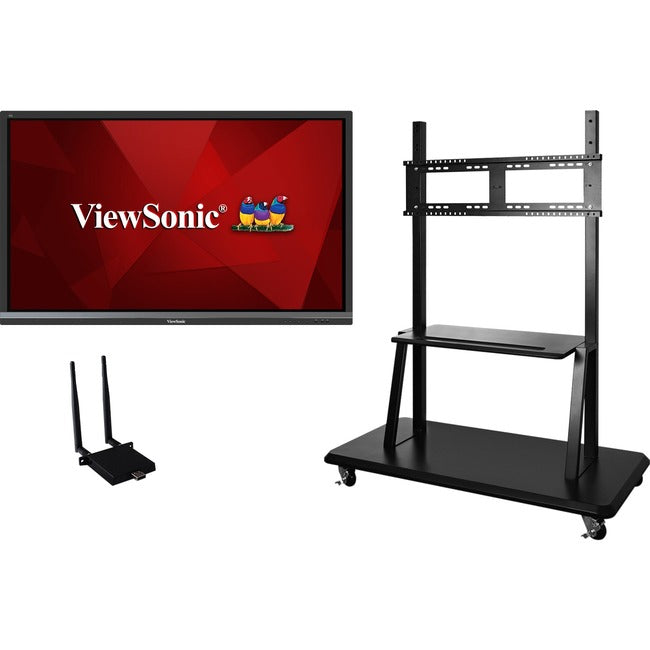 Viewsonic IFP6550-E2 - 65" ViewBoard 4K Ultra HD Interactive Flat Panel Bundle